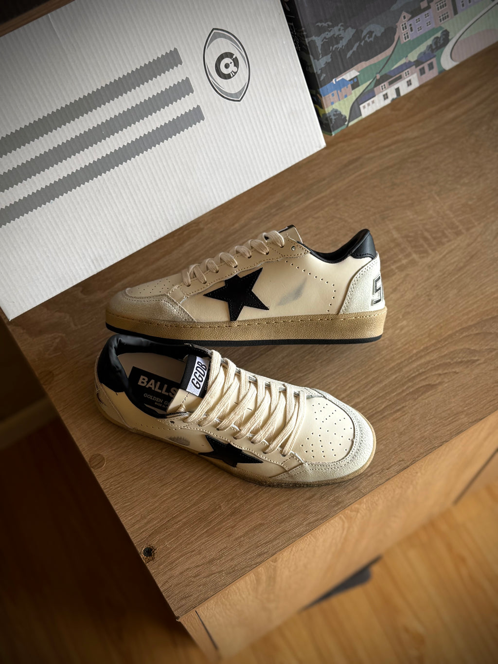 Golden Goose Ball Star Black