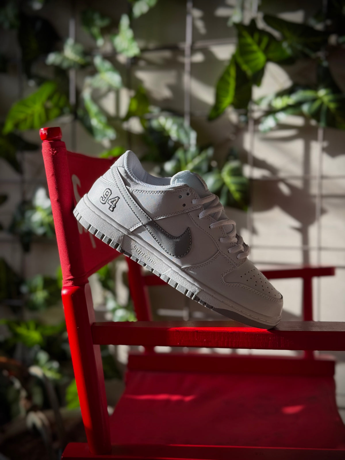 Nike Dunk Supreme 94 White Metallic