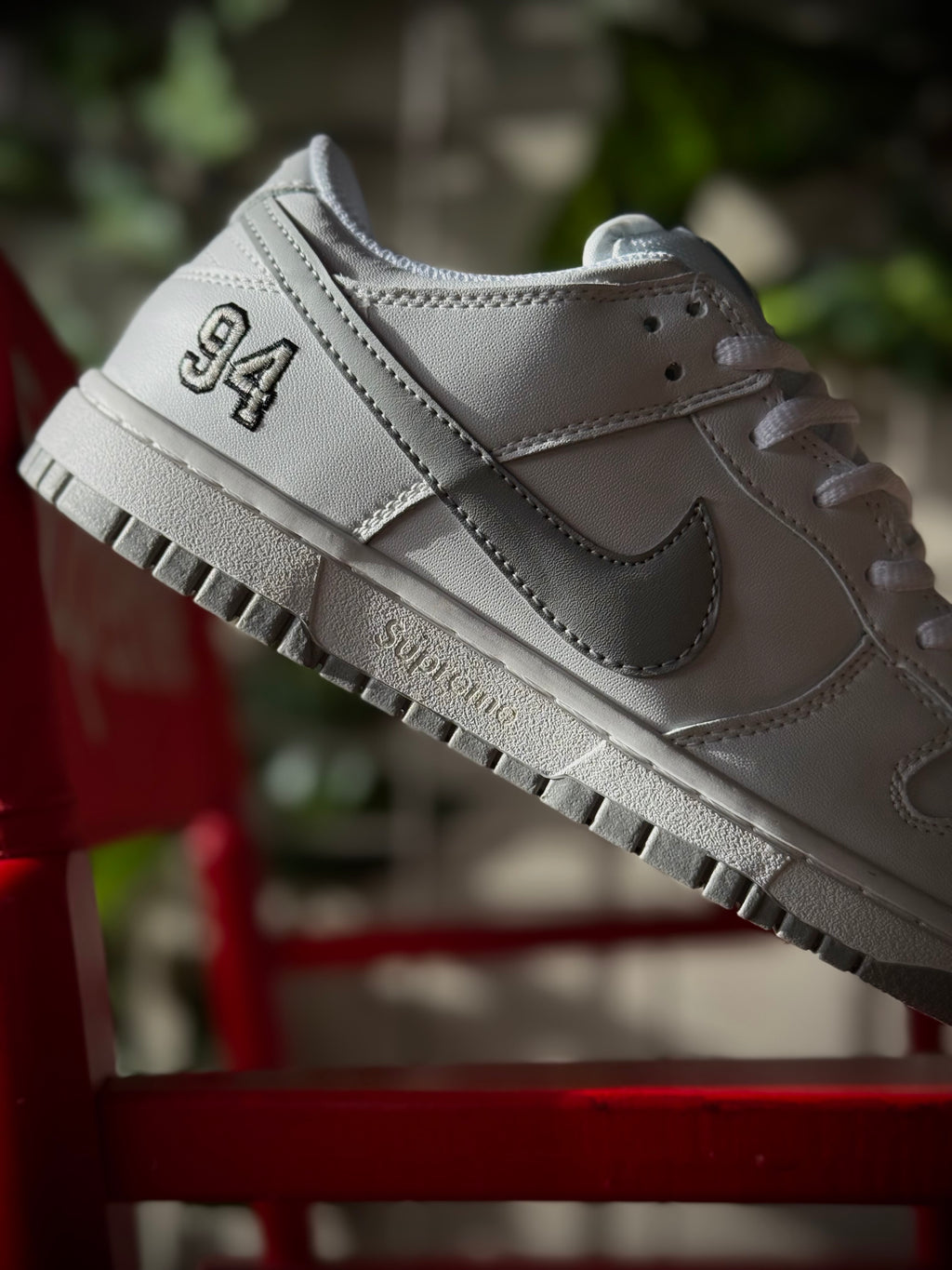 Nike Dunk Supreme 94 White Metallic