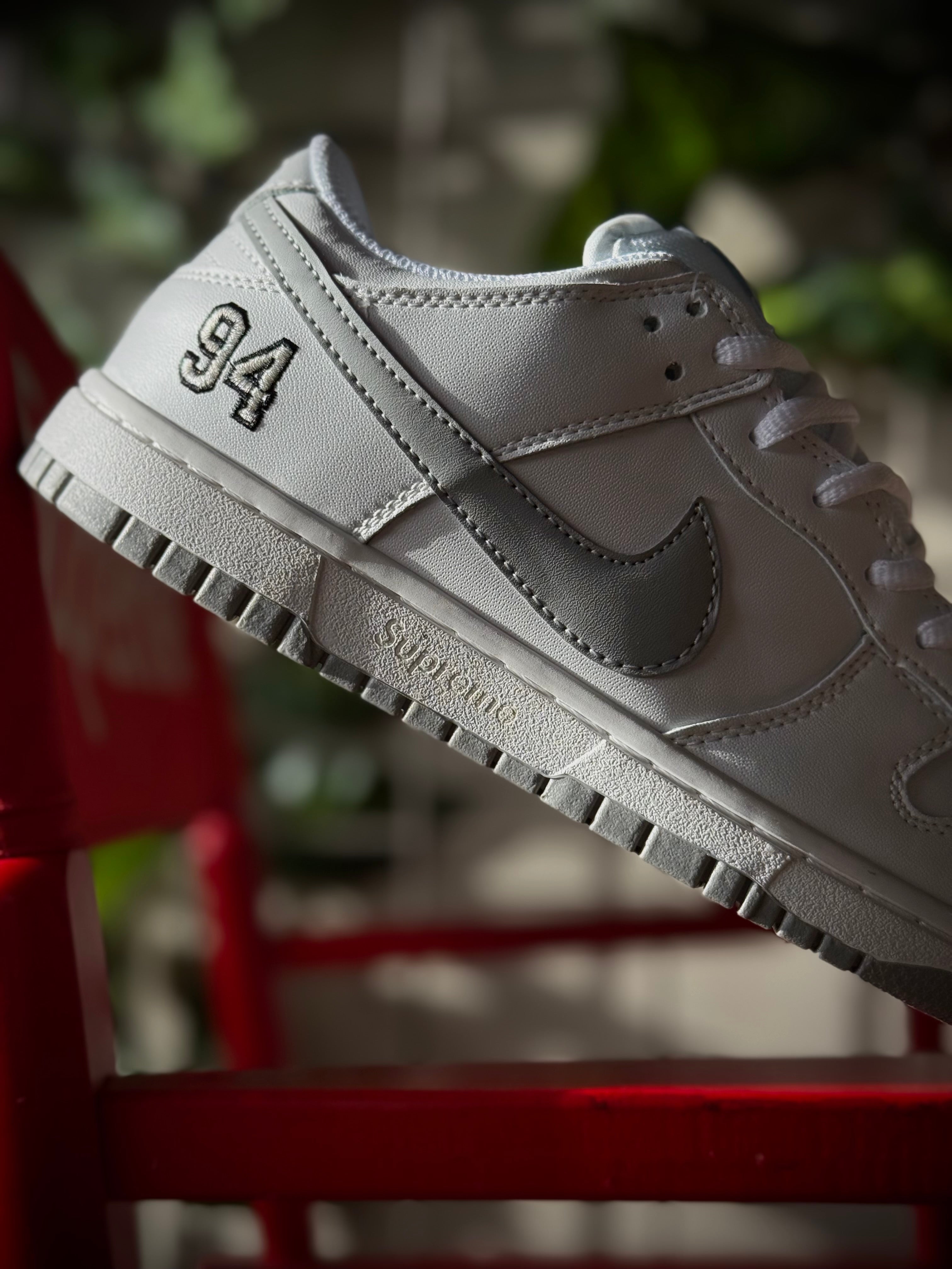 Nike Dunk Supreme 94 White Metallic