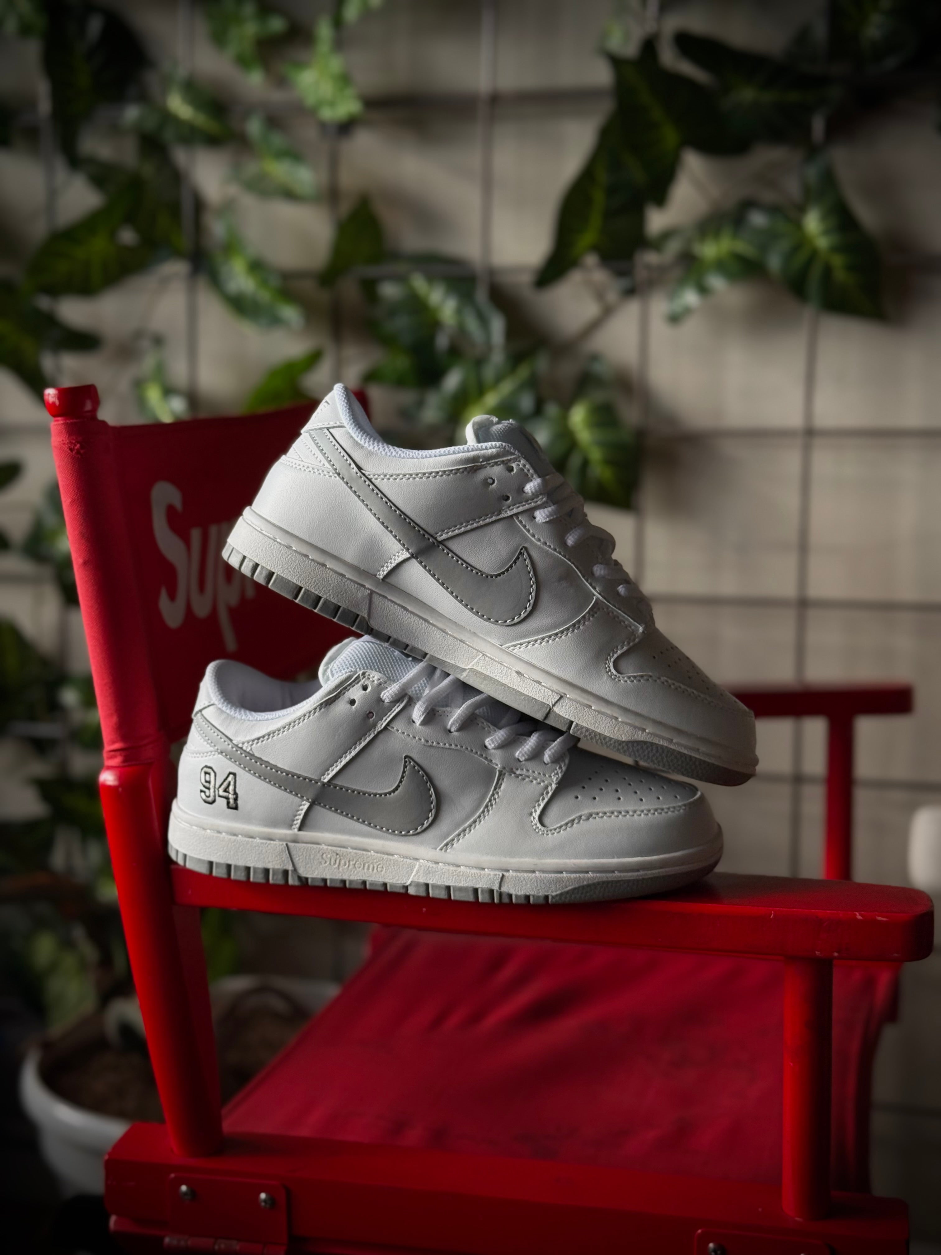 Nike Dunk Supreme 94 White Metallic