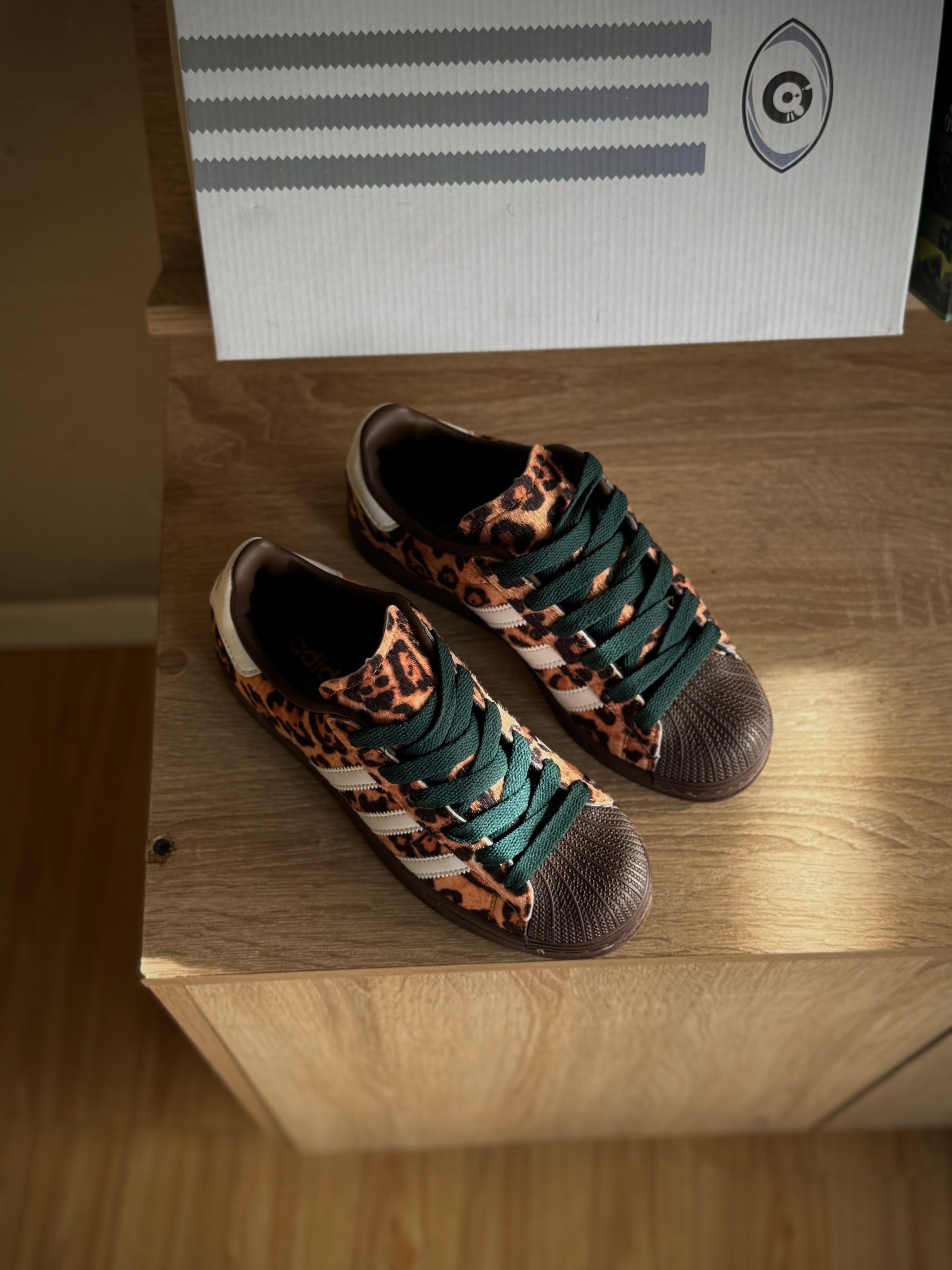 Adidas Super Star Animal Print