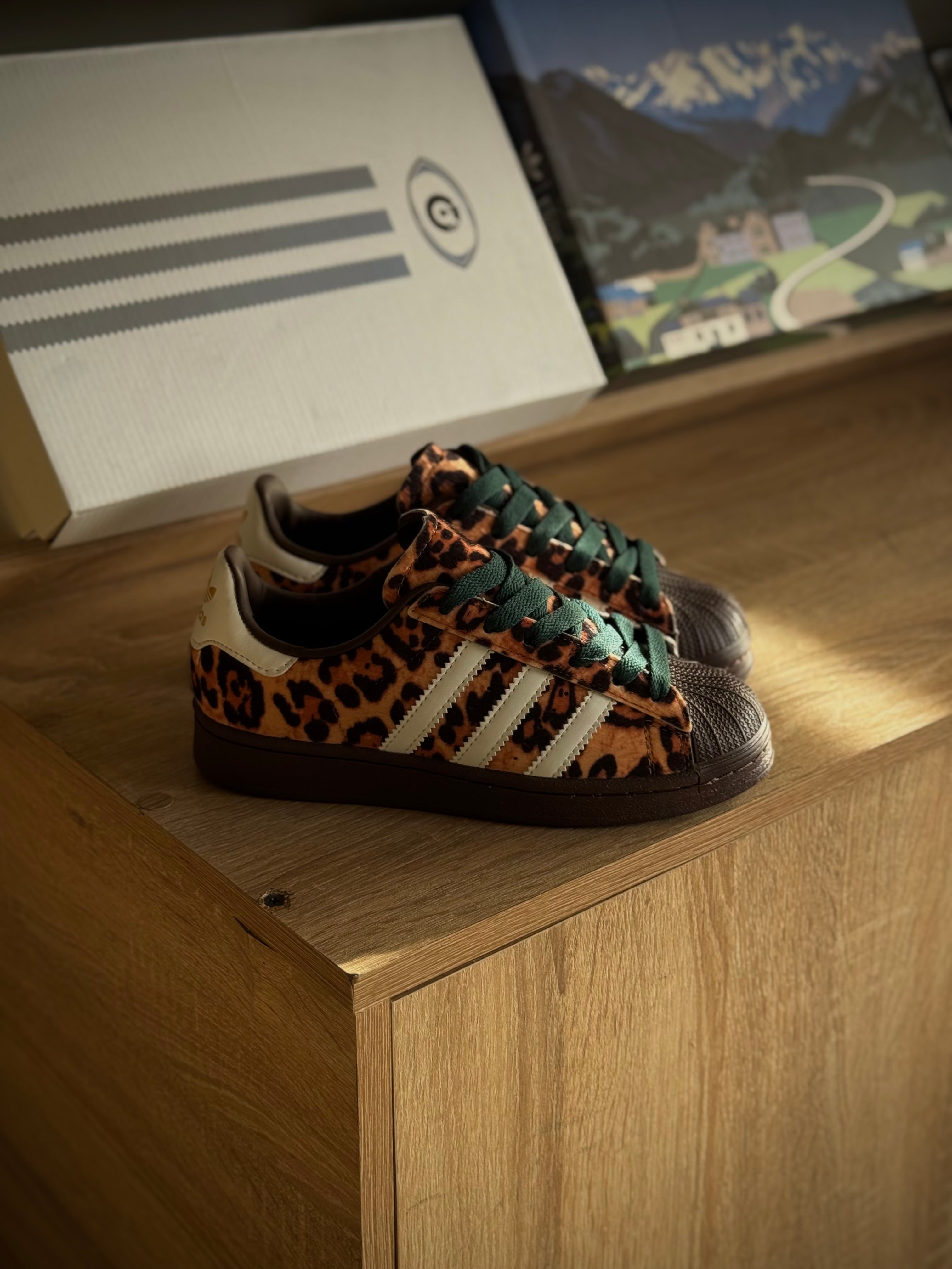 Adidas Super Star Animal Print