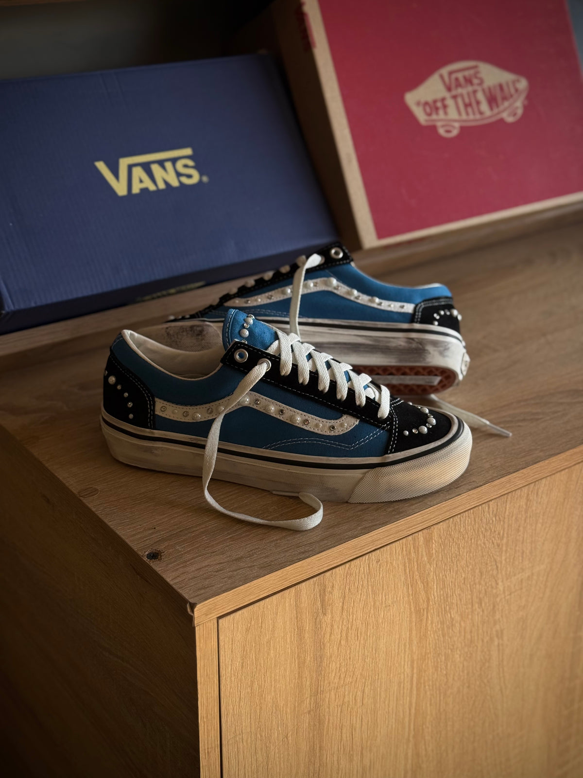 Vans Old Skool LX Pearlized Black Navy