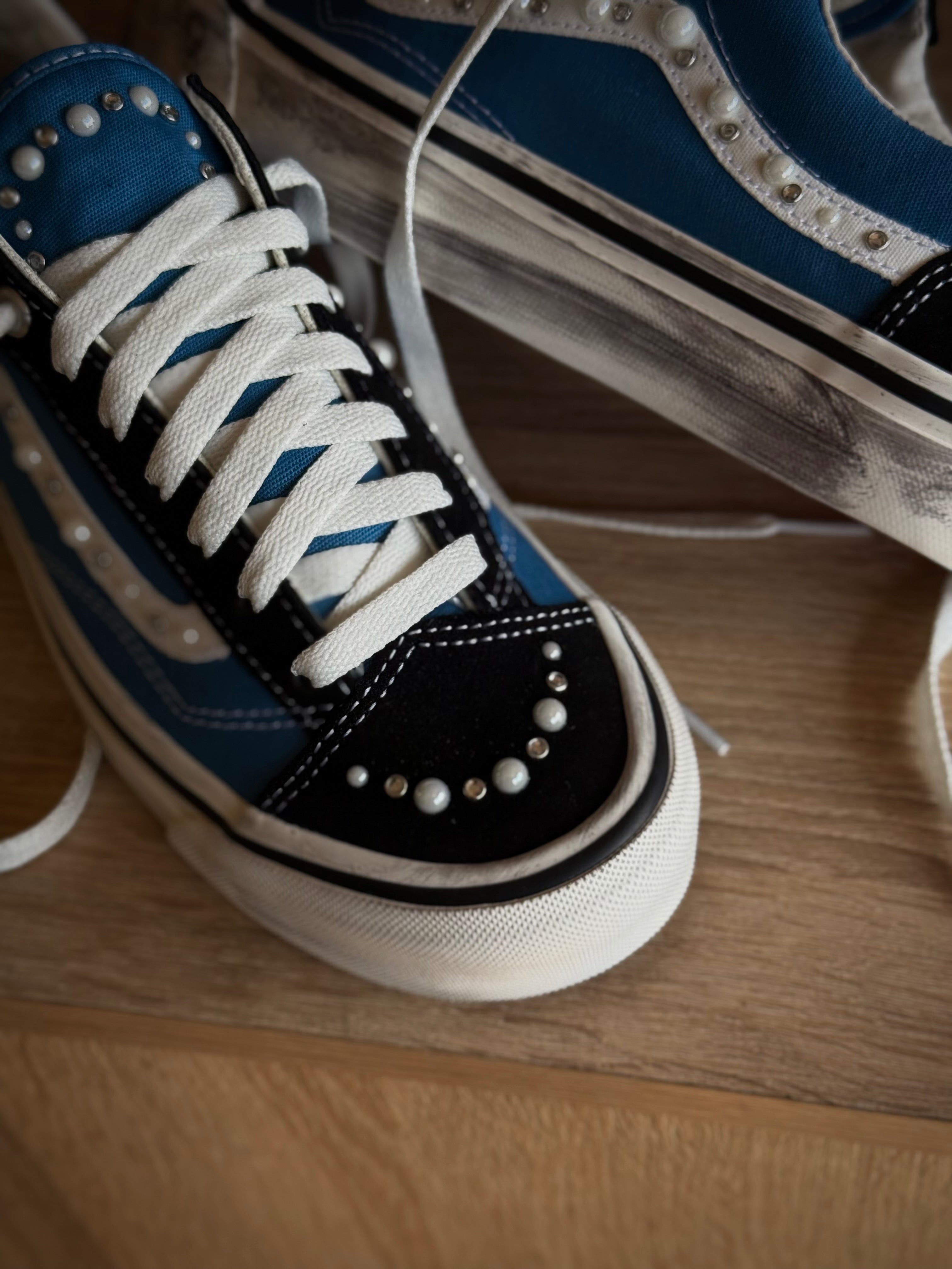 Vans Old Skool LX Pearlized Black Navy