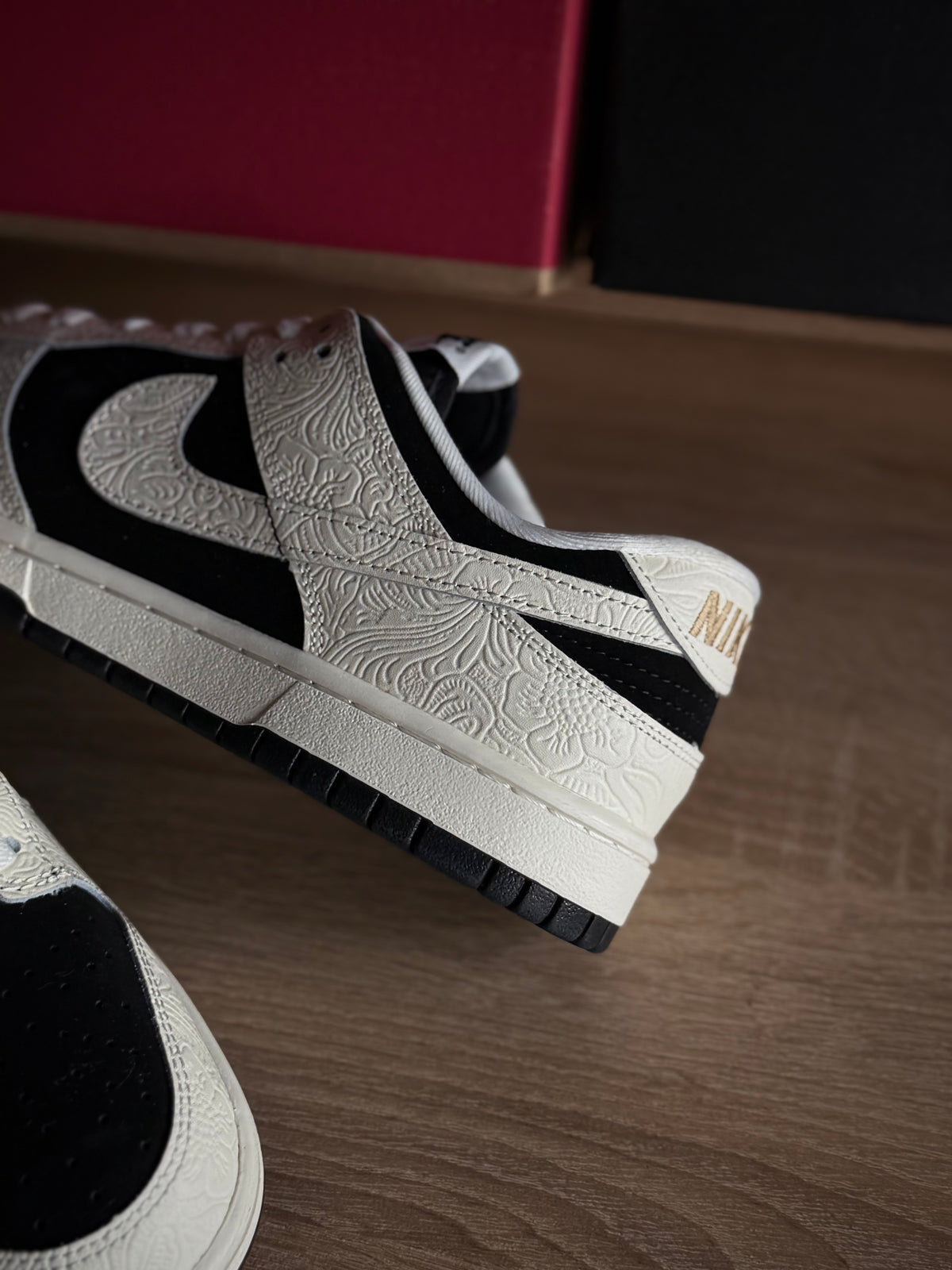 Nike Dunk Low Embossed Black Sail