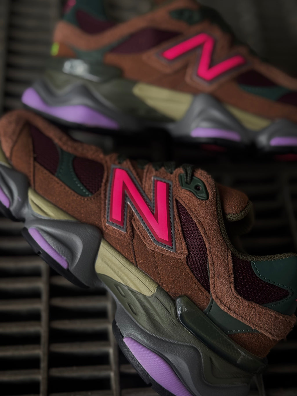 New Balance 9060 Rich Oak Burgundy