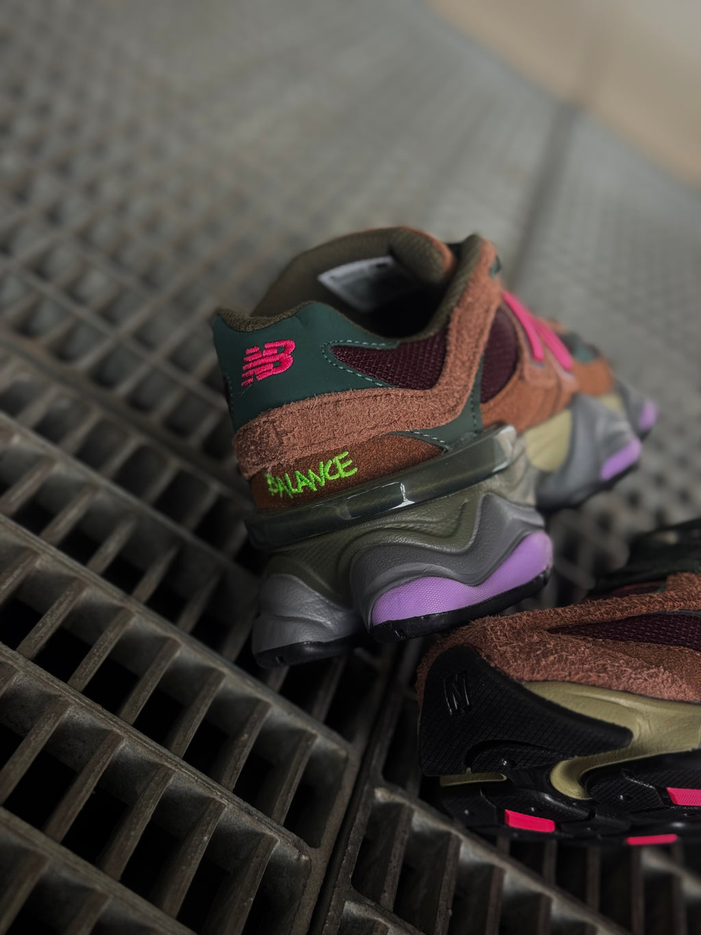 New Balance 9060 Rich Oak Burgundy