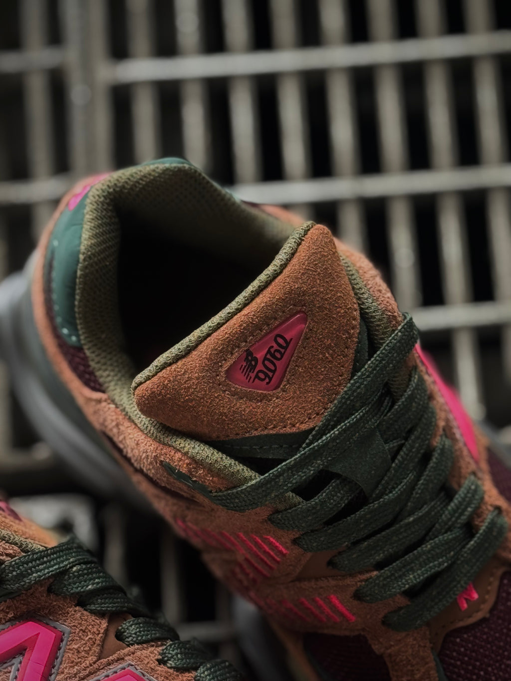 New Balance 9060 Rich Oak Burgundy