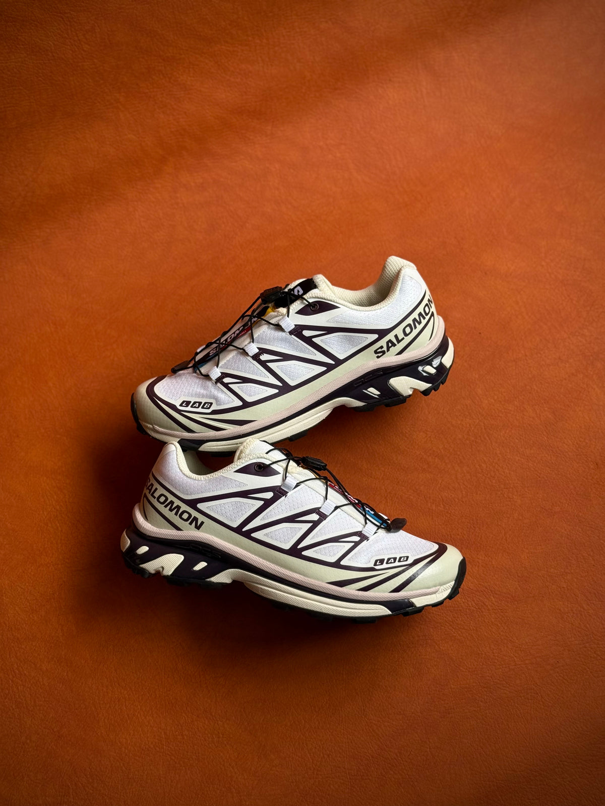 Salomon XT-6 White Vanilla Ice Plum
