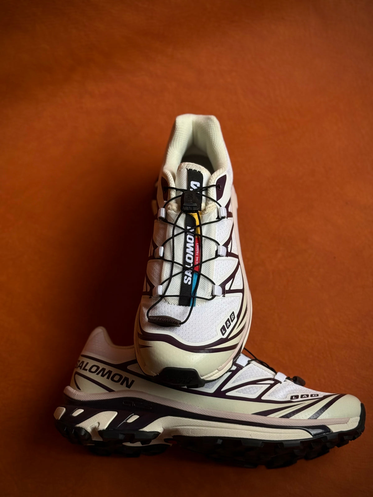 Salomon XT-6 White Vanilla Ice Plum