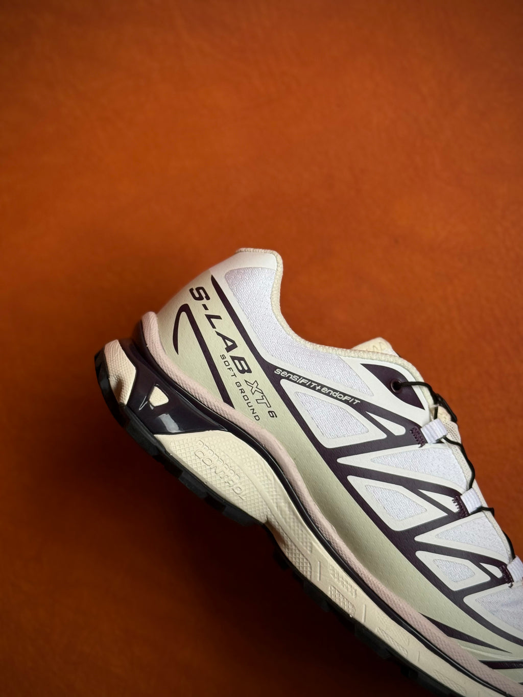 Salomon XT-6 White Vanilla Ice Plum