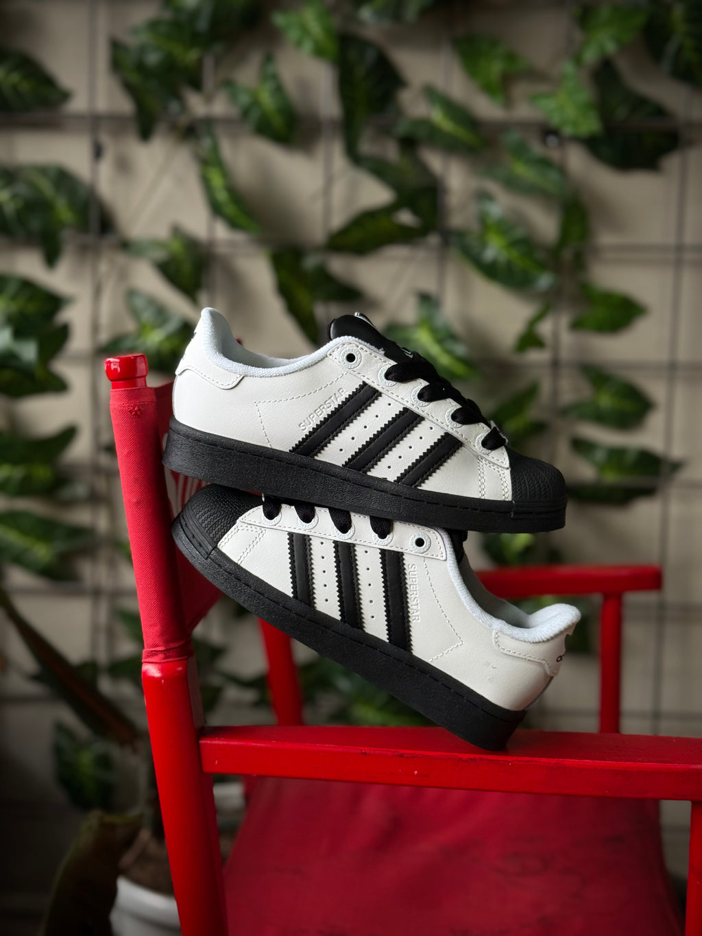Adidas Superstar White Black