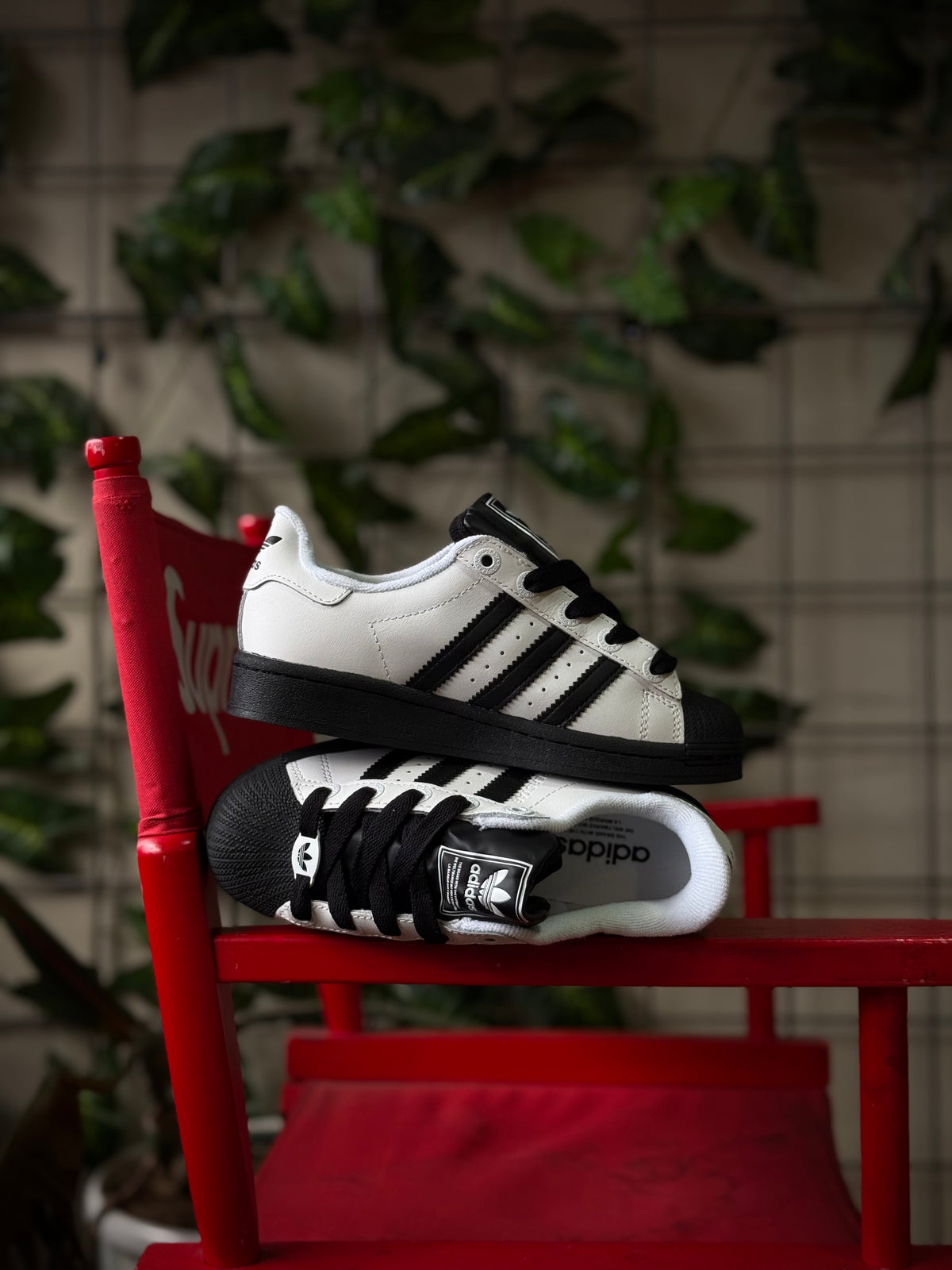 Adidas Superstar White Black