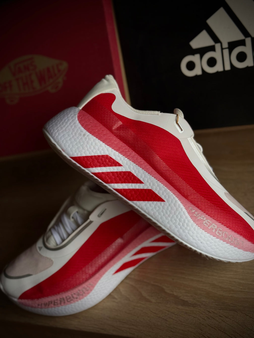 Adidas Hyperboost Run Red/White