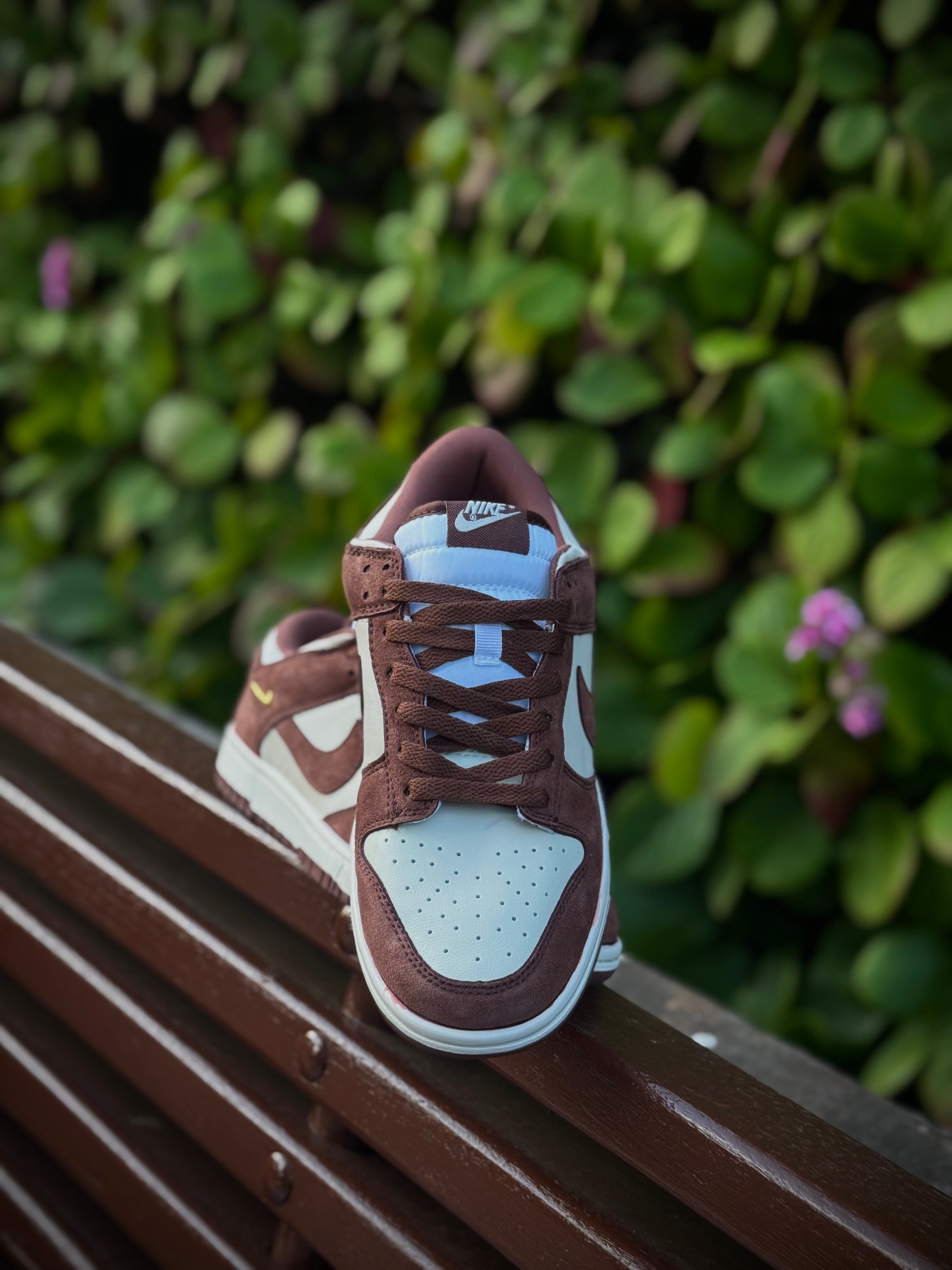 Nike Dunk Brown Metallic Swoosh