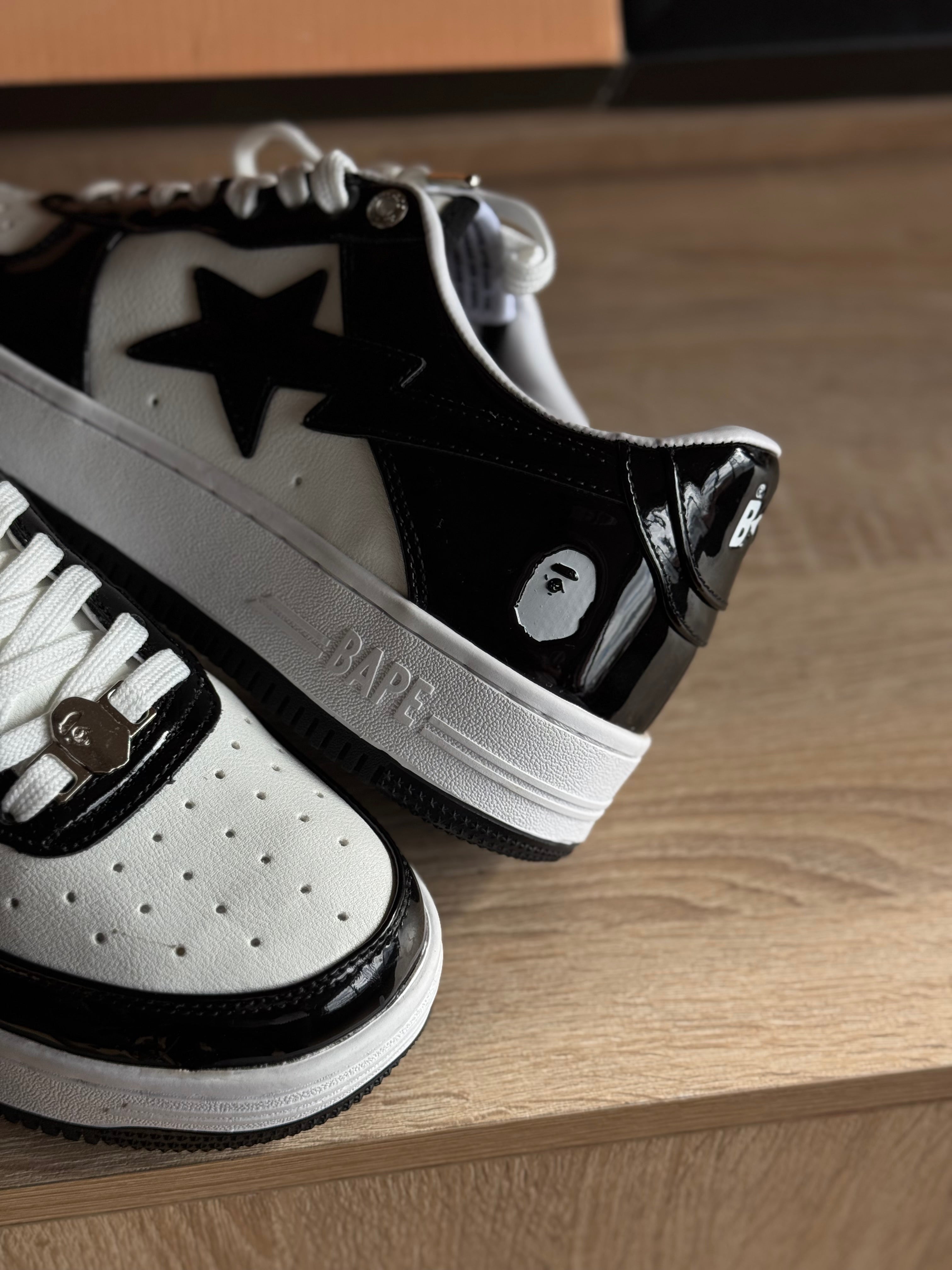 A Bathing Ape Bape Sta Patent Leather