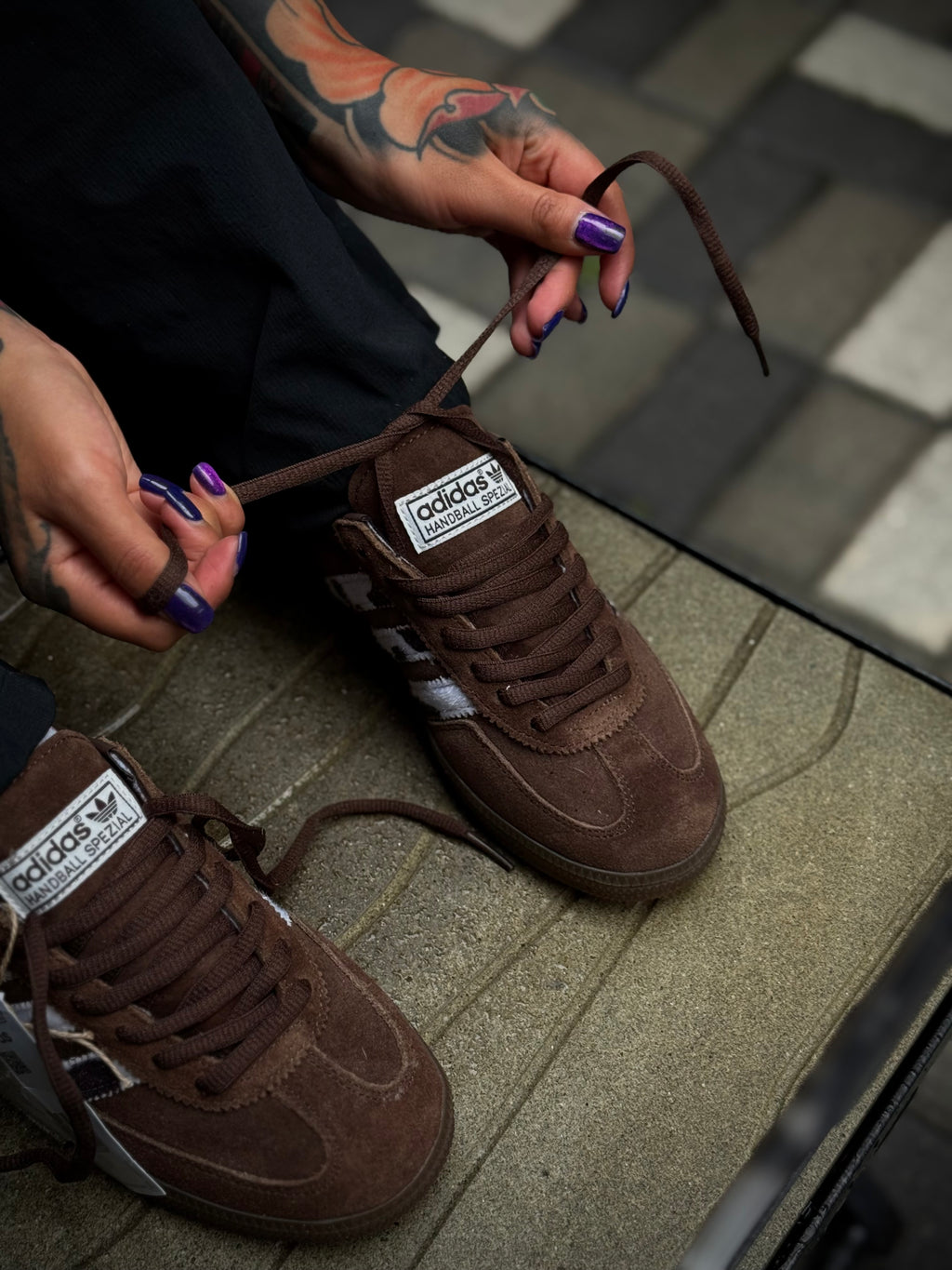 Adidas Handball Spezial  Cow Stripes Brown