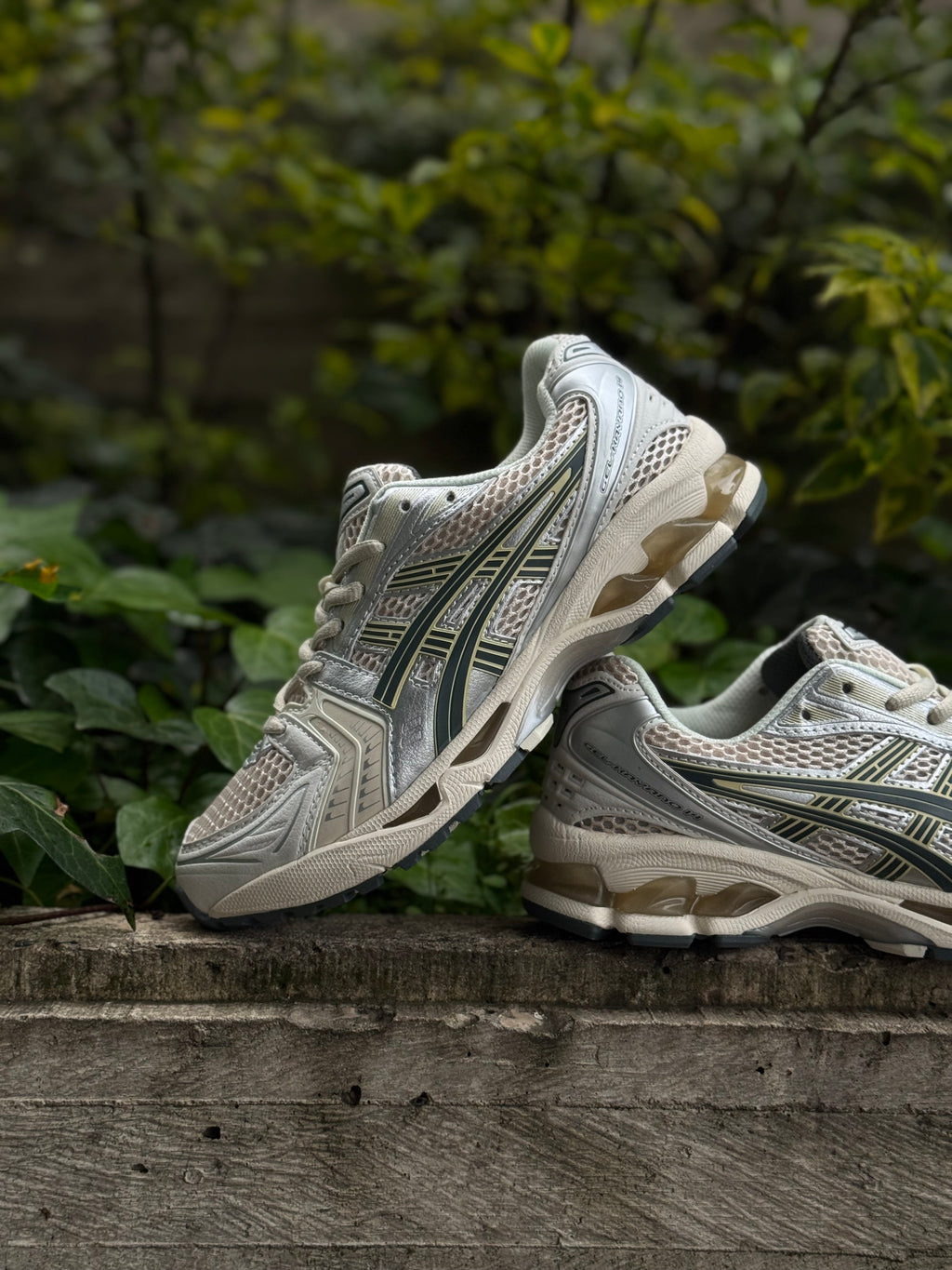 Asics Gel-Kayano 14 Birch and Dark Pewter