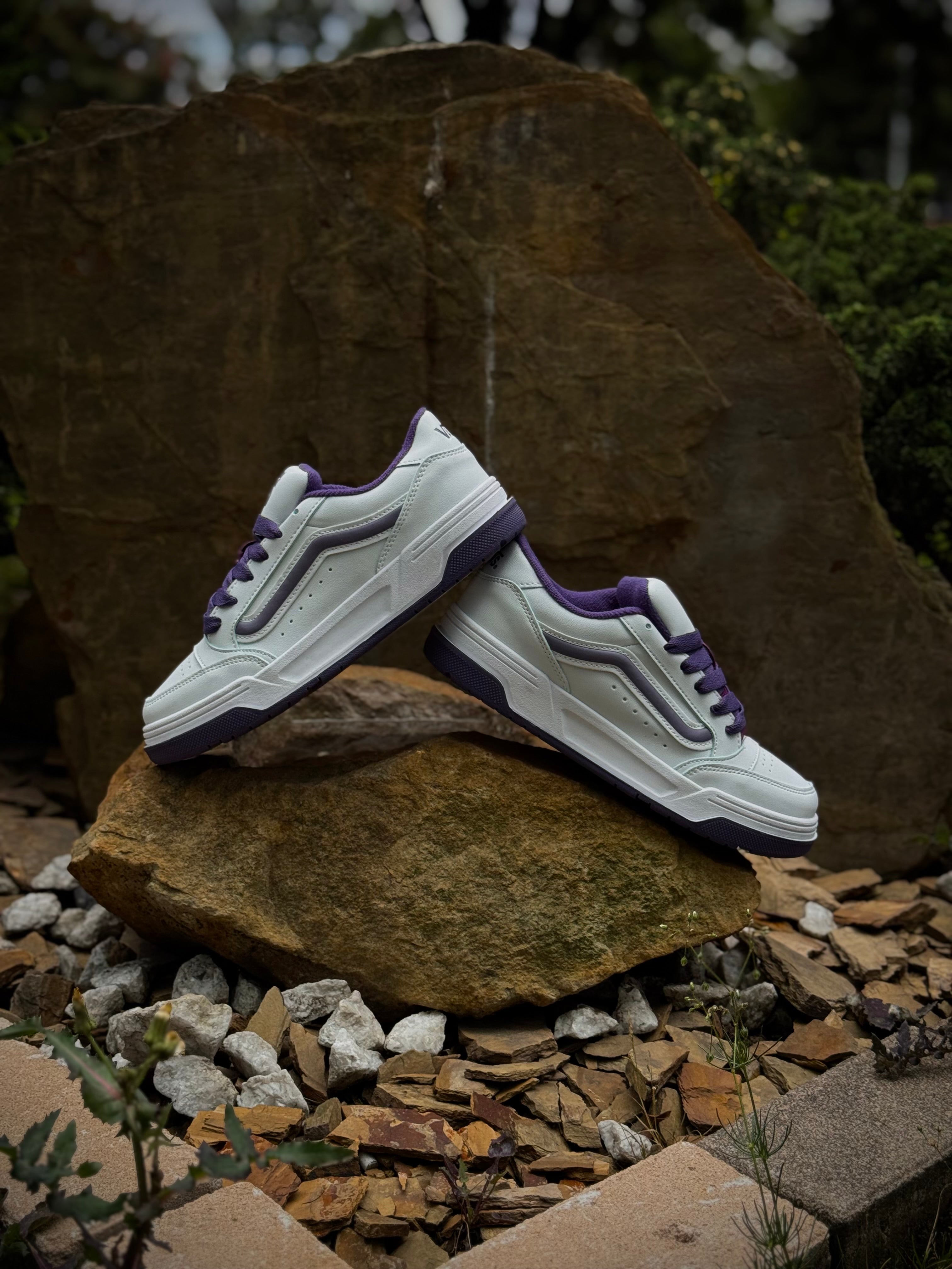 Vans Hylane Blanca/Morado