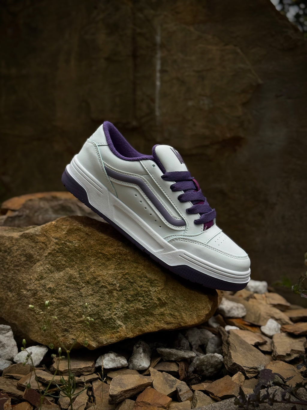 Vans Hylane Blanca/Morado