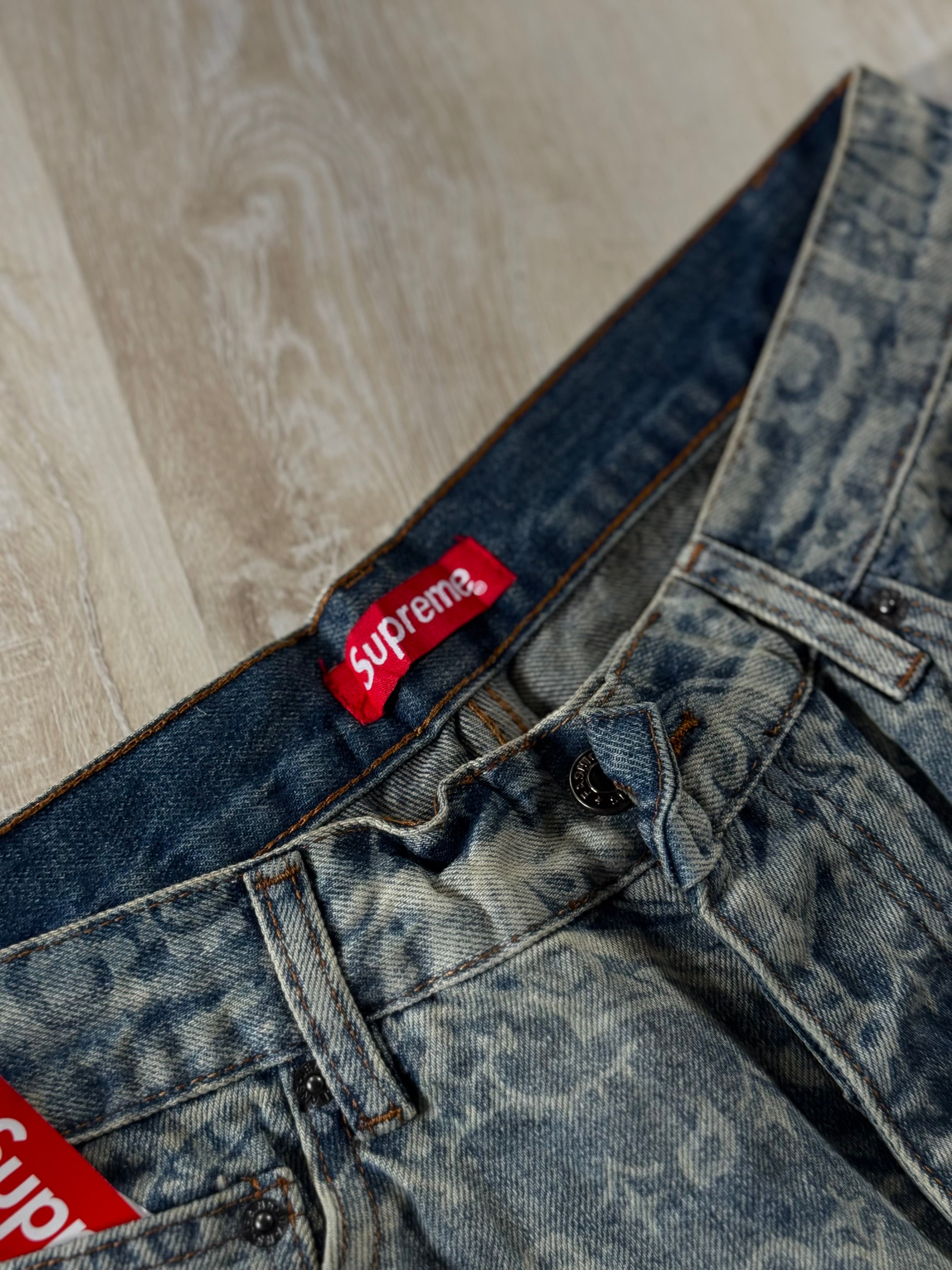 Supreme Bandana Baggy Jeans
