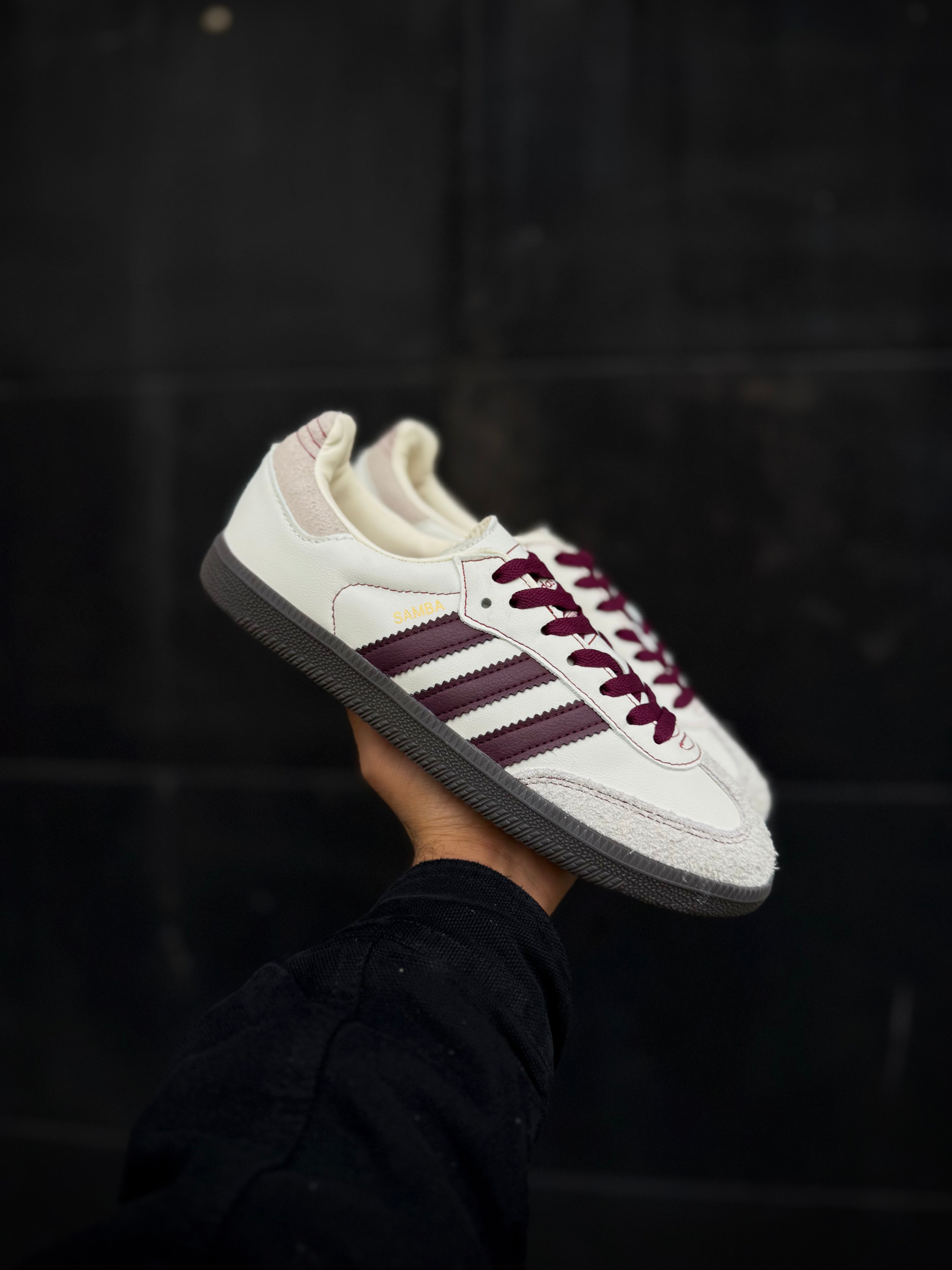 Adidas Samba Wonder White Maroon