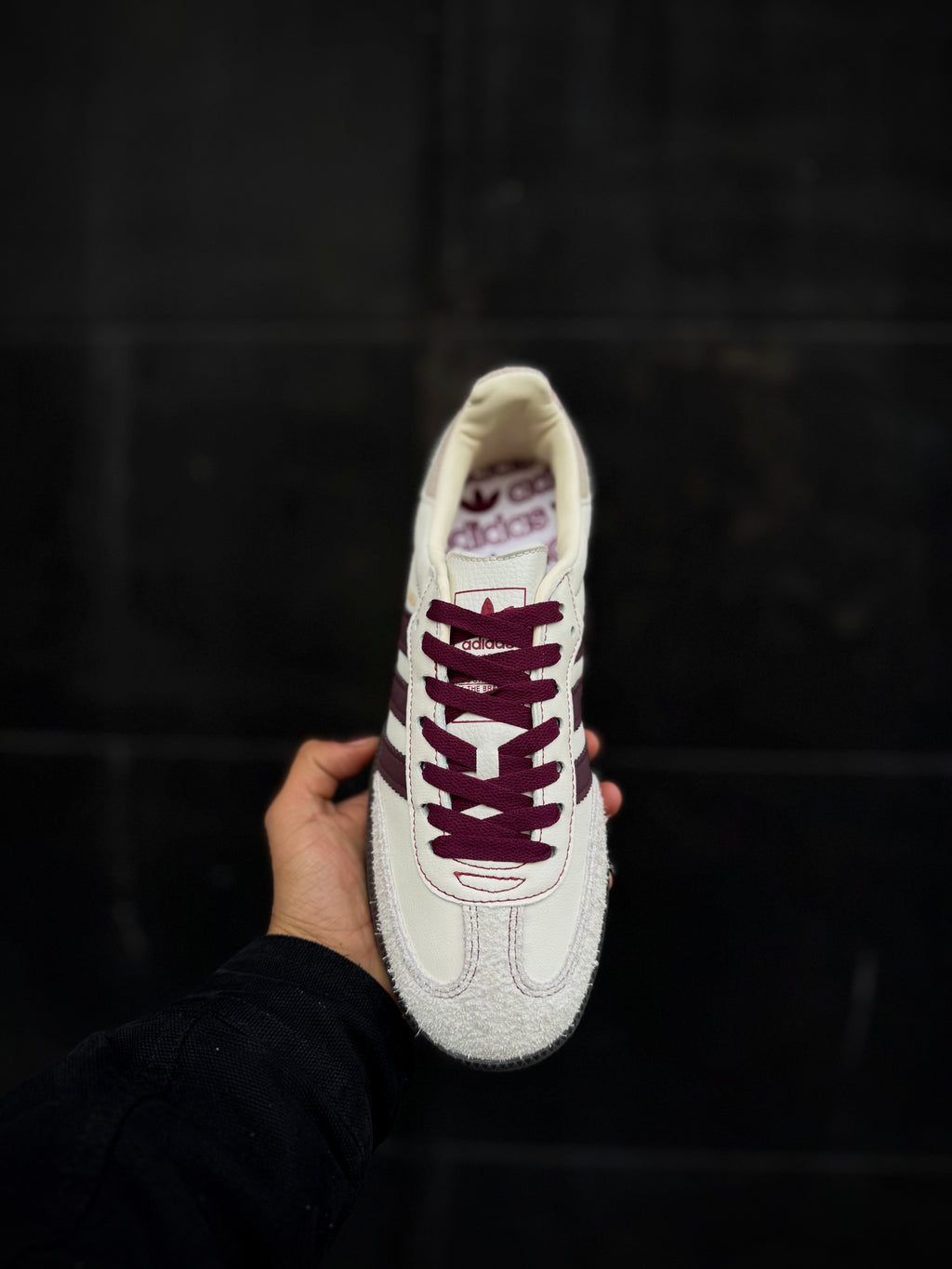 Adidas Samba Wonder White Maroon
