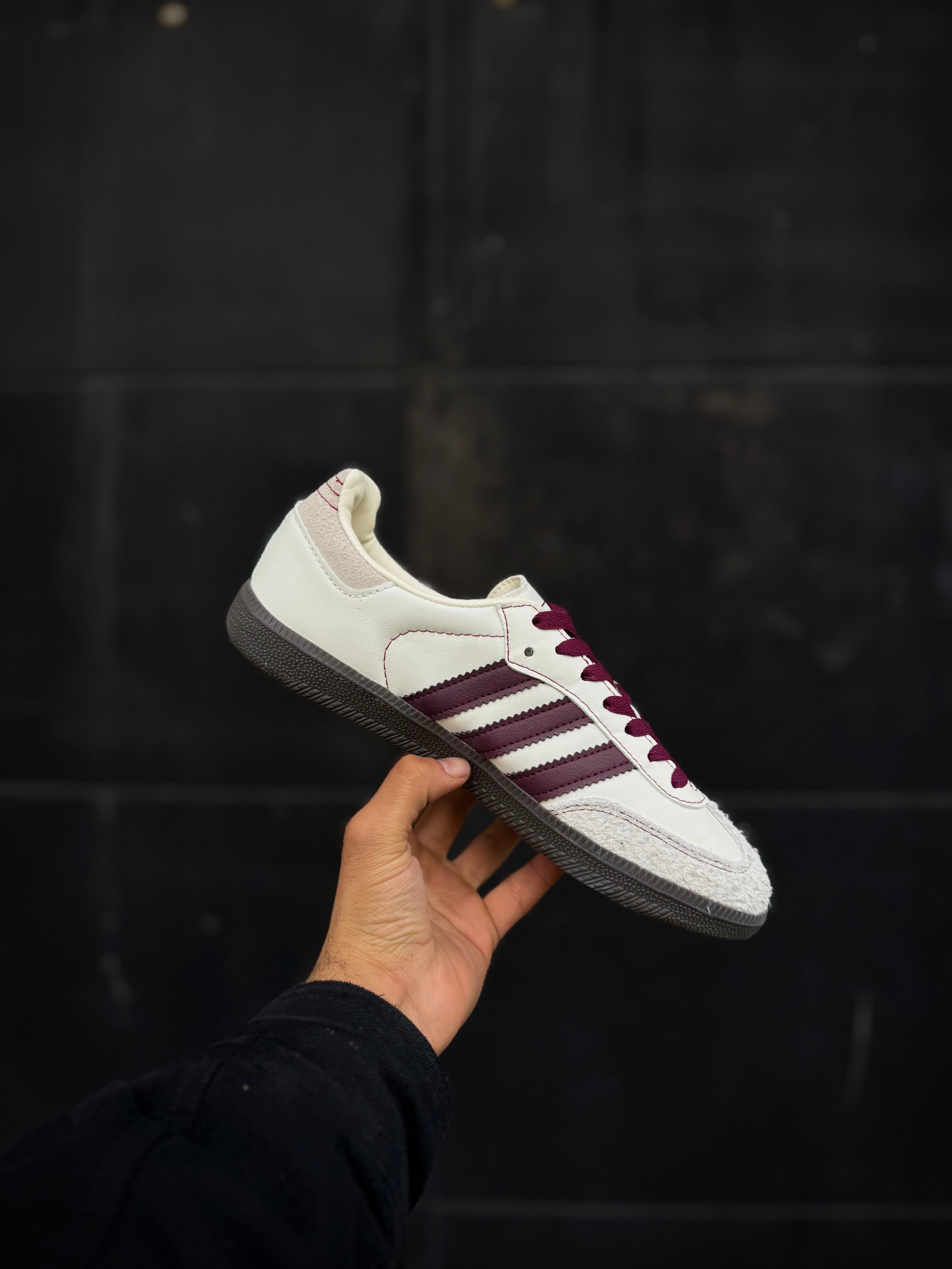 Adidas Samba Wonder White Maroon