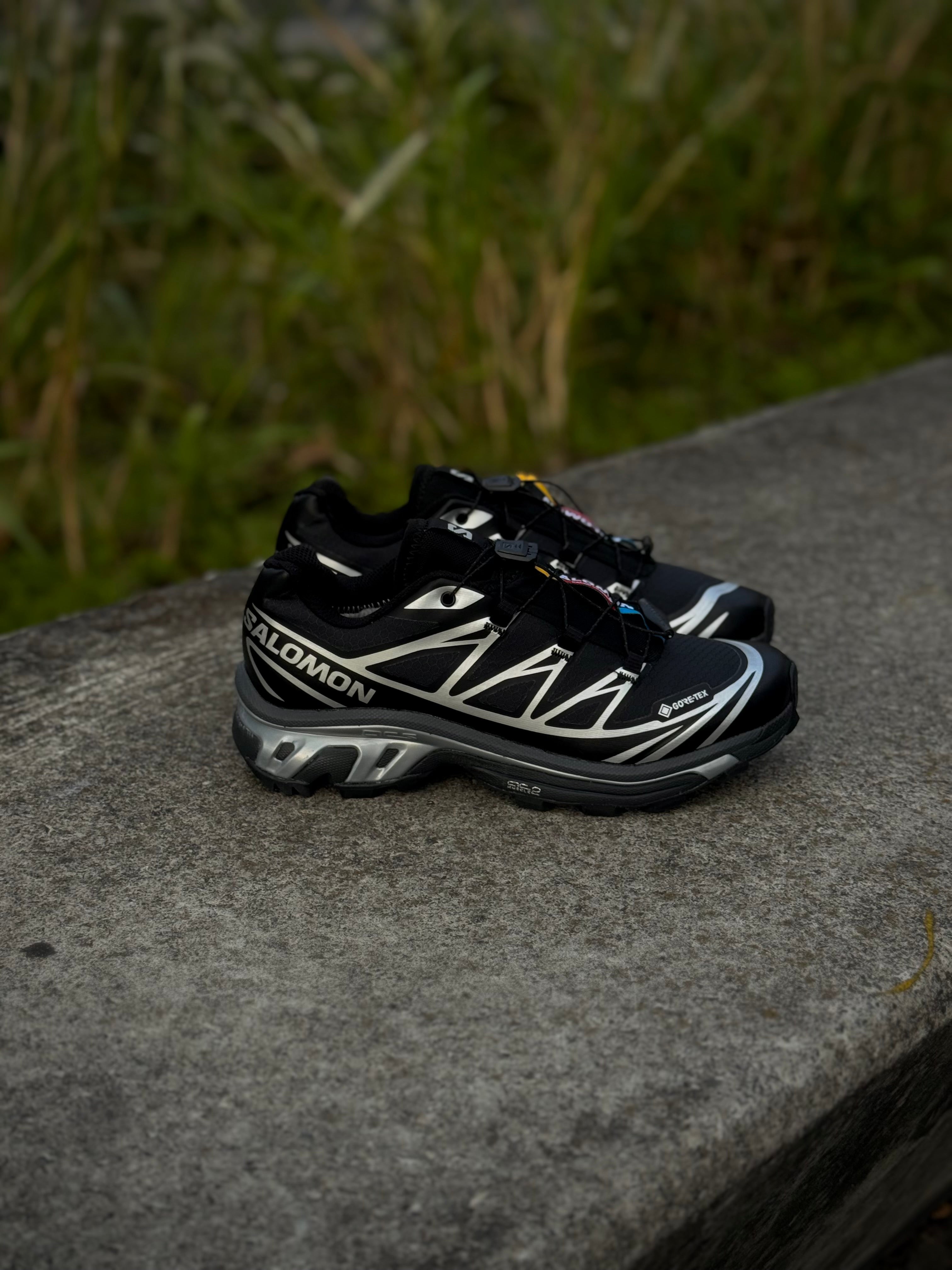 Salomón XT-6 Black Silver x Goretex