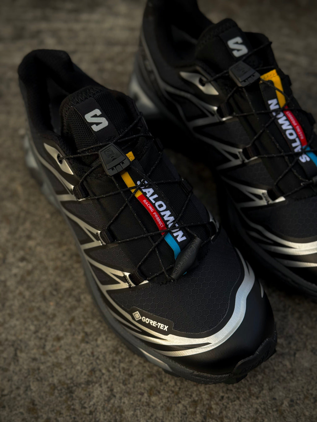 Salomón XT-6 Black Silver x Goretex
