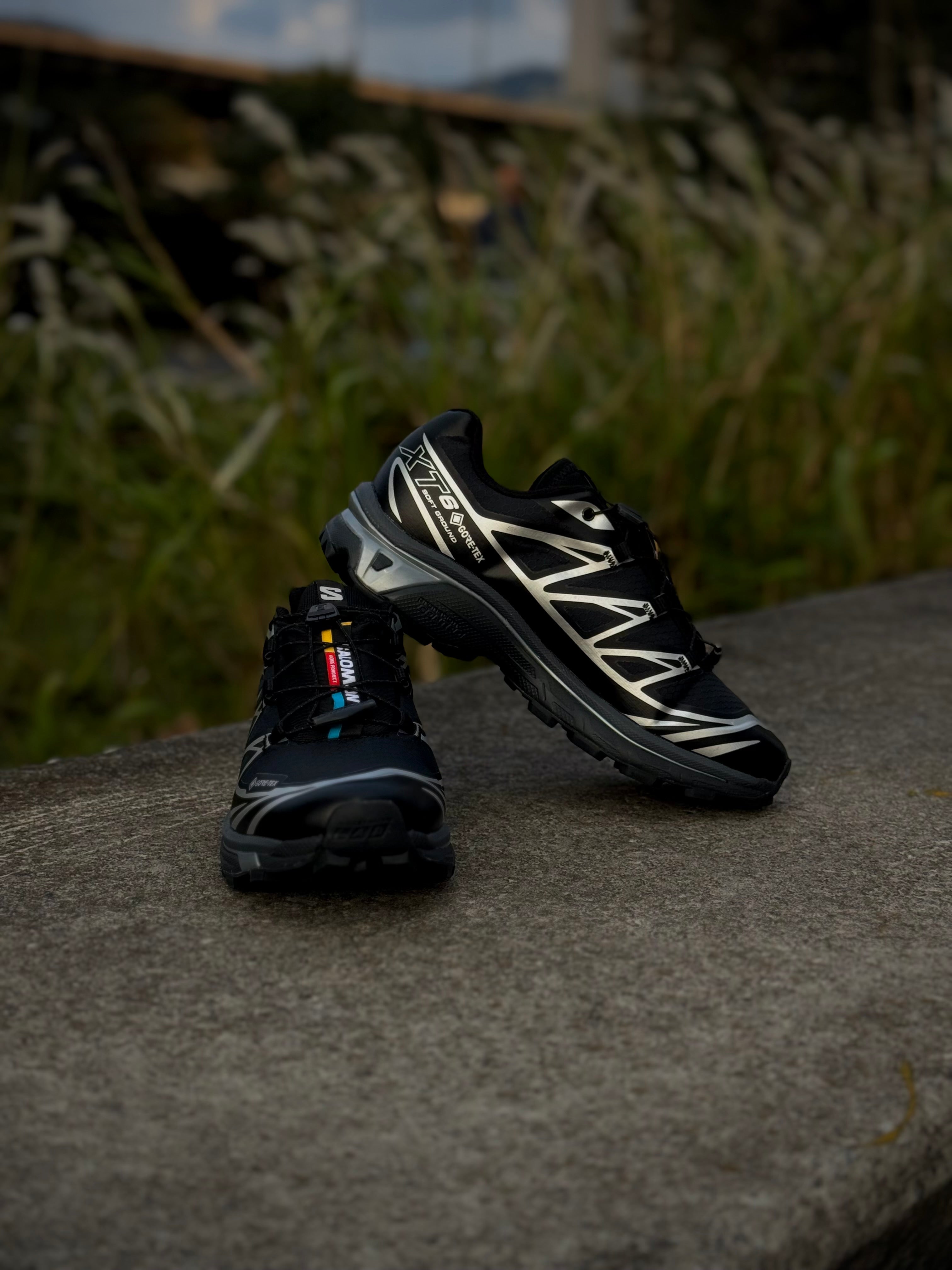 Salomón XT-6 Black Silver x Goretex