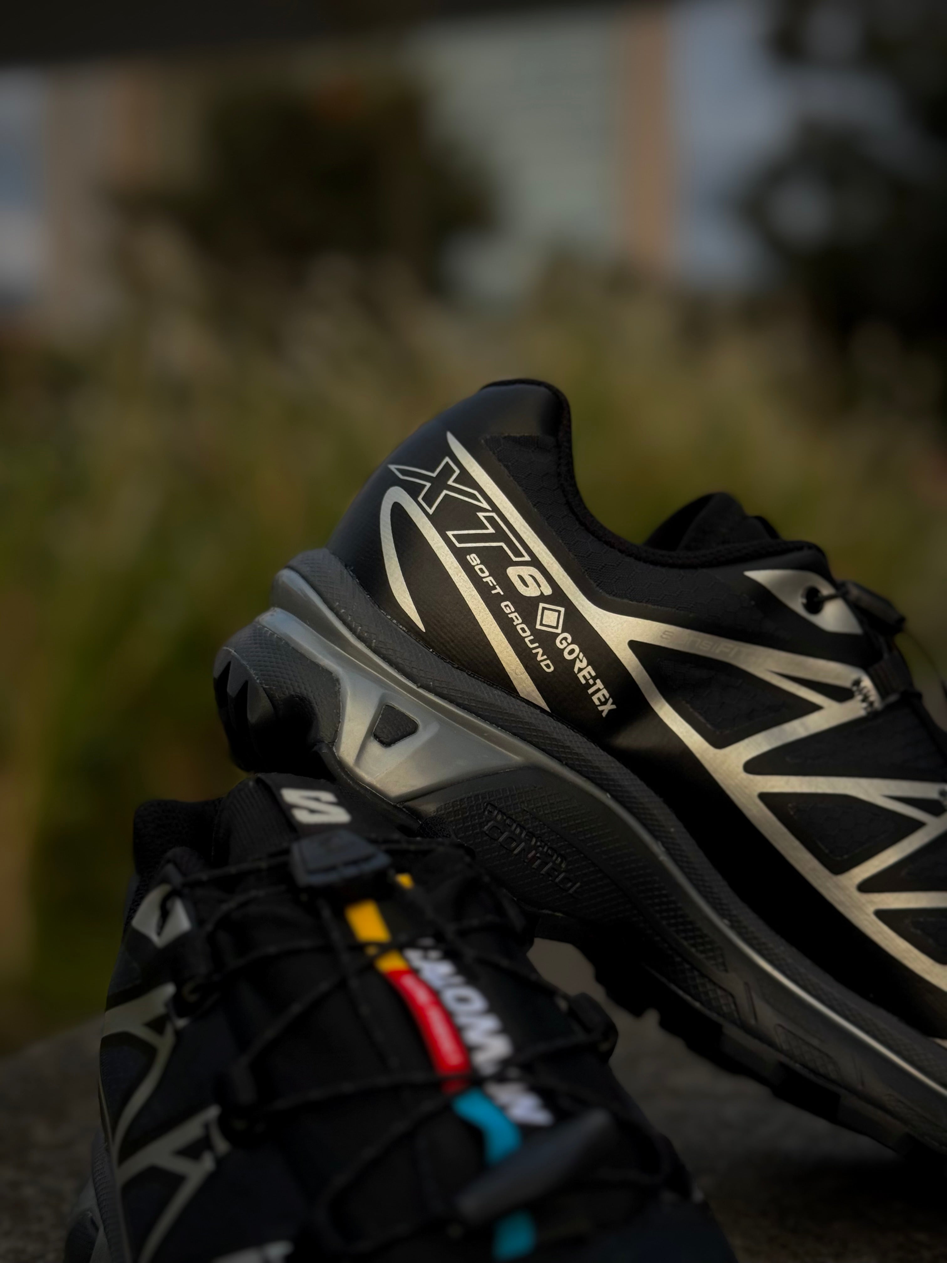 Salomón XT-6 Black Silver x Goretex