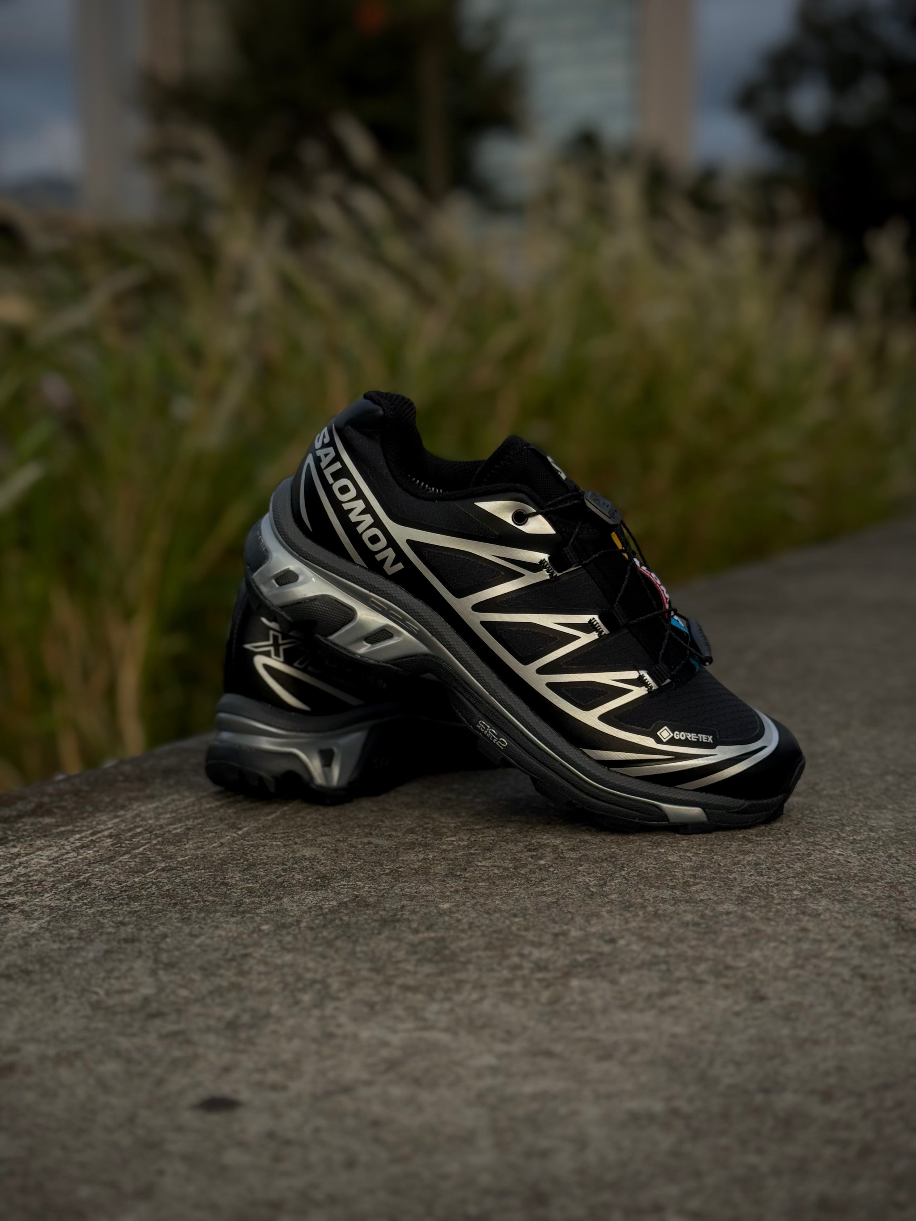 Salomón XT-6 Black Silver x Goretex